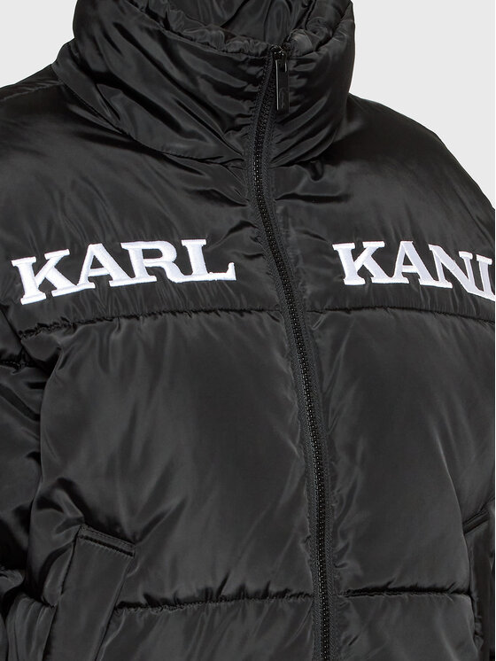 Karl Kani Karl Kani Kurtka zimowa Retro Essential 6176452 Czarny Regular Fit