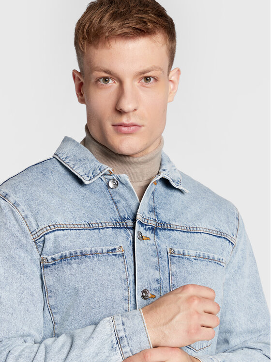 Giacca di jeans Drake 215087 Blu Regular Fit