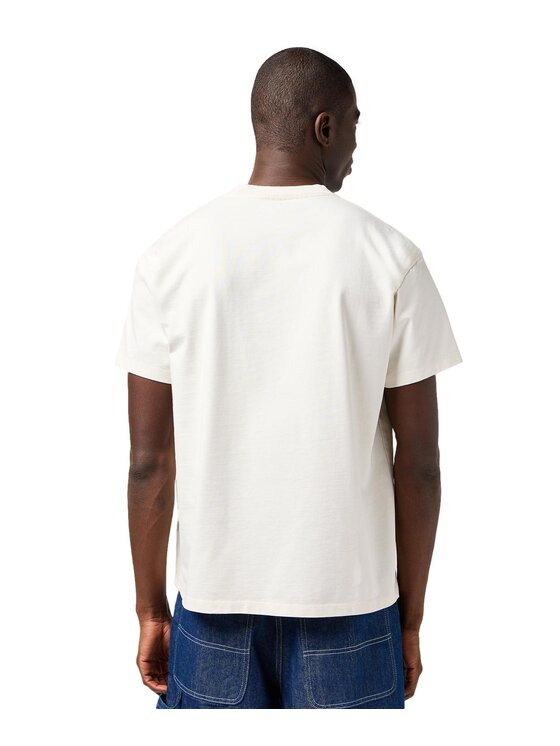 Wrangler Wrangler T-Shirt 112362910 Biały Regular Fit
