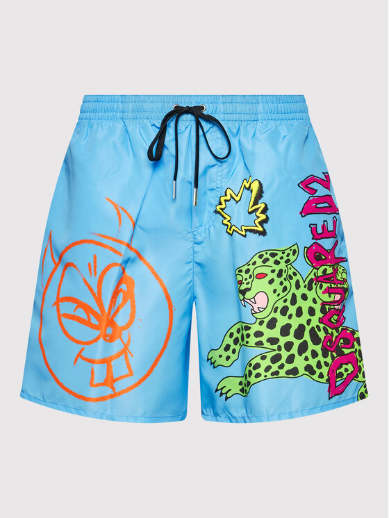 Dsquared2 Underwear Dsquared2 Underwear Ujumisšortsid Boxer D7B544170.45852 Sinine Regular Fit