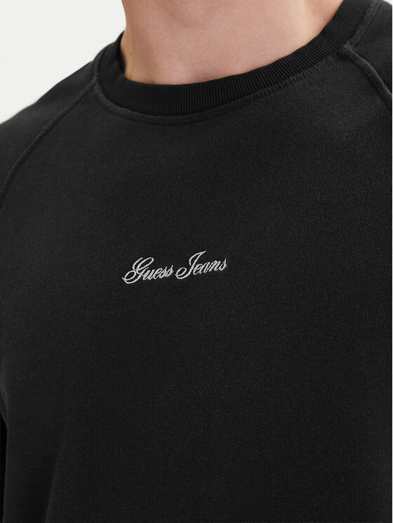 Guess Jeans Guess Jeans Sweatshirt M6GQB2 KCPR1 Schwarz Oversize