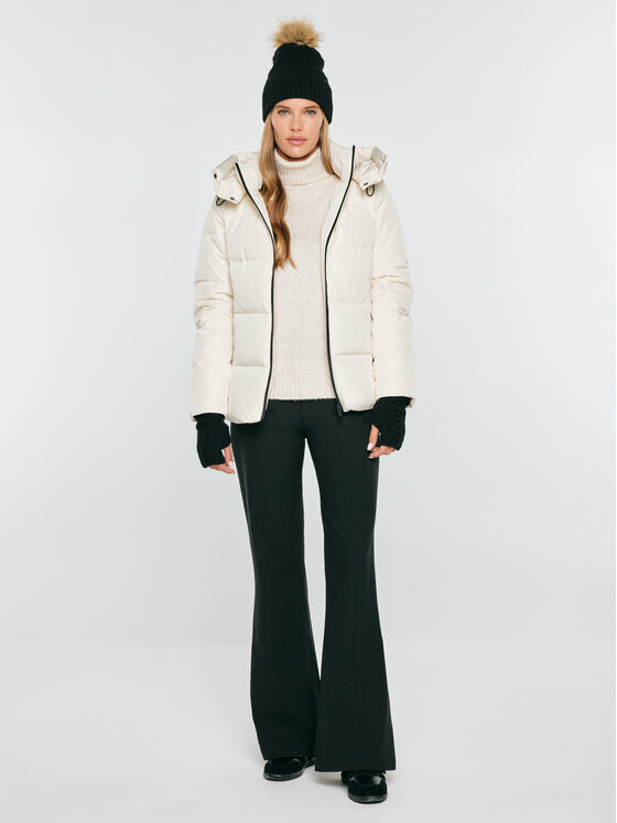 BIG STAR BIG STAR Kurtka zimowa STEPHANIE Kremowy Slim Fit