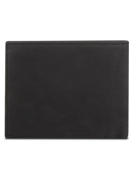 Tommy Hilfiger Tommy Hilfiger Liels vīriešu maks Johnson Cc Flap And Coin Pocket AM0AM00660/82566 Melns