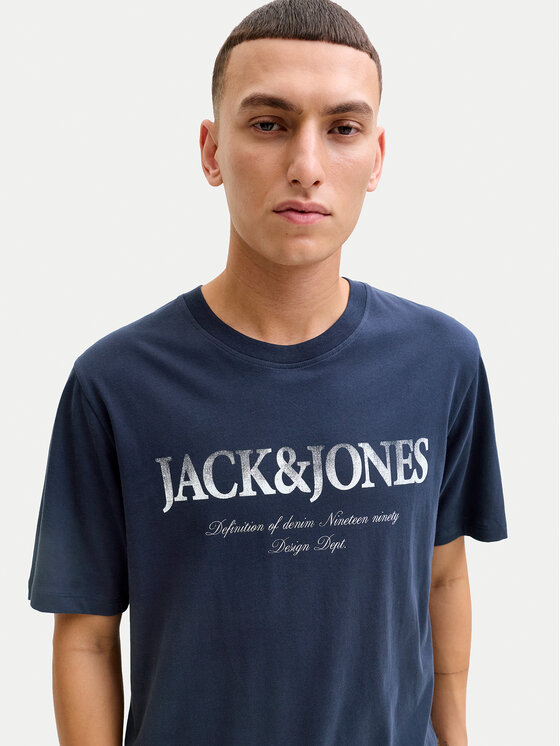Jack & Jones Jack & Jones Póló Evin 12290173 Kék Regular Fit