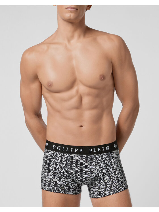 PHILIPP PLEIN Męskie PHILIPP PLEIN Bokserki, rozmiar M Czarne, 37