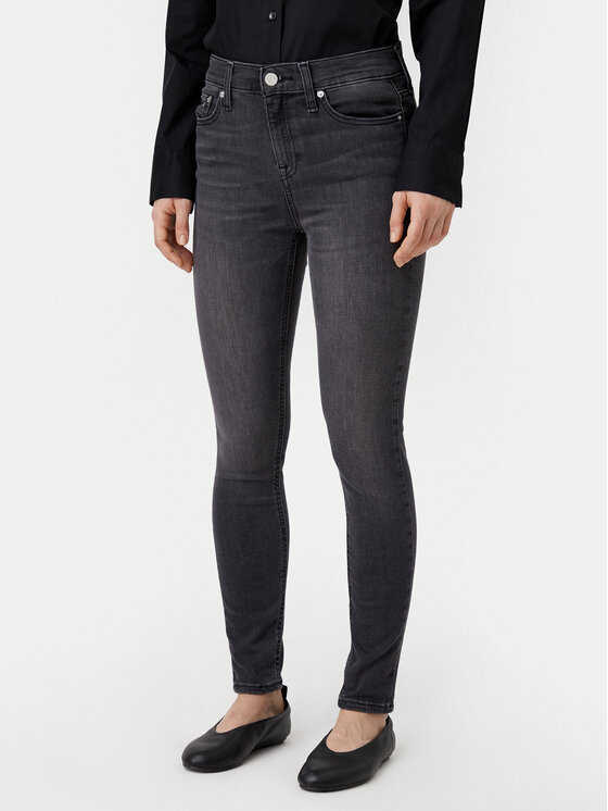 Tommy Jeans Tommy Jeans Jeansy Nora DW0DW19550 Šedá Skinny Fit