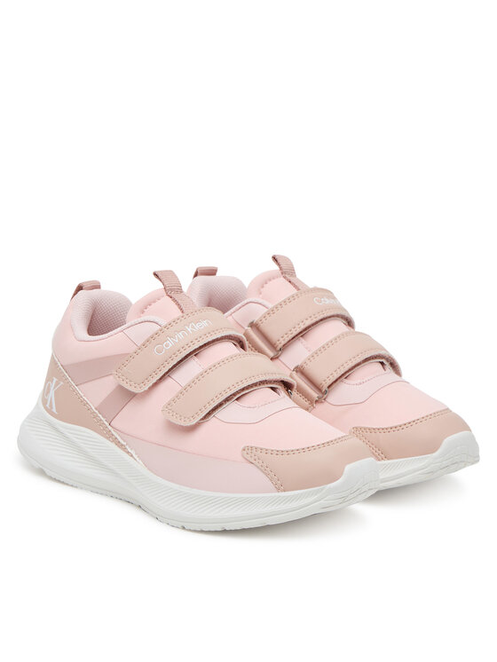 Calvin Klein Calvin Klein Сникърси Low Cut Velcro Sneaker V1A9-83102-1845 D Розов