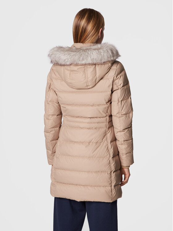 Tommy Hilfiger Tommy Hilfiger Daunenjacke Tyra WW0WW37487 Beige Regular Fit