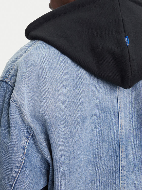 HUGO HUGO Teksajakk Enjo 50541735 Sinine Relaxed Fit