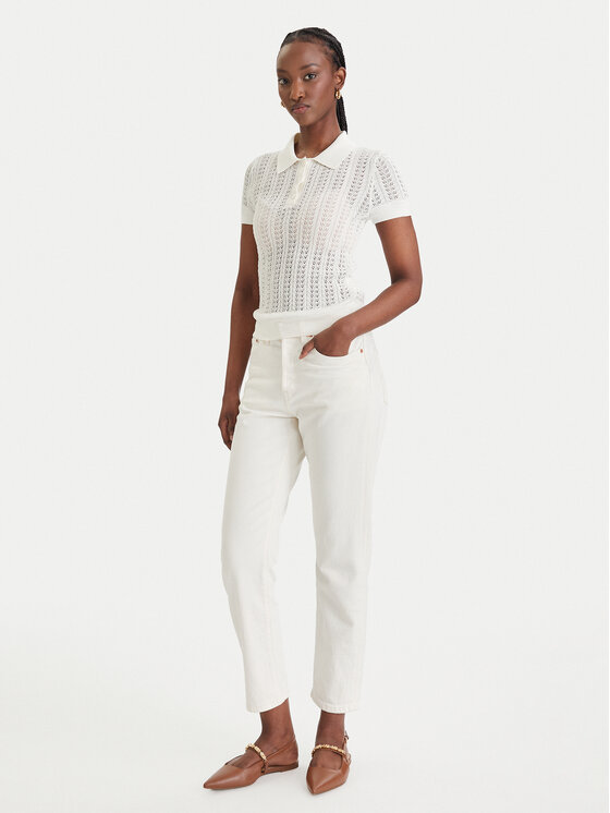 Guess Guess Pulover W6GR25 Z0672 Bela Regular Fit