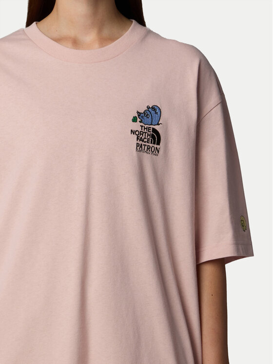 The North Face The North Face Póló Unisex Mountain Cleanup NF0A8C4D Rózsaszín Oversize