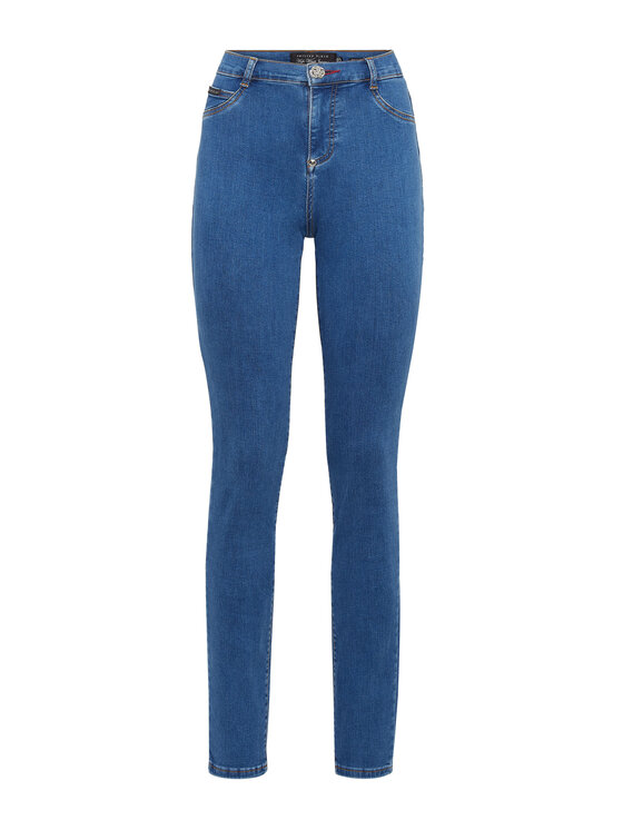 PHILIPP PLEIN PHILIPP PLEIN Jeansy 313 Czarny Jegging Fit
