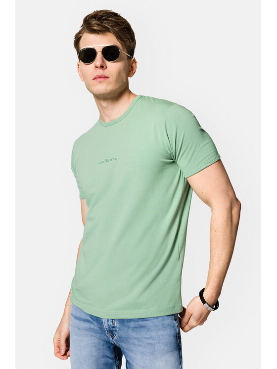 Lancerto Lancerto T-Shirt Steph TS073123000009 Zielony Regular Fit