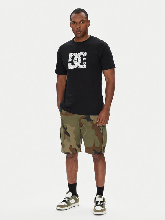 DC Shoes DC Shoes Šortky z materiálu Tundra ADYWS03086 Zelená Regular Fit