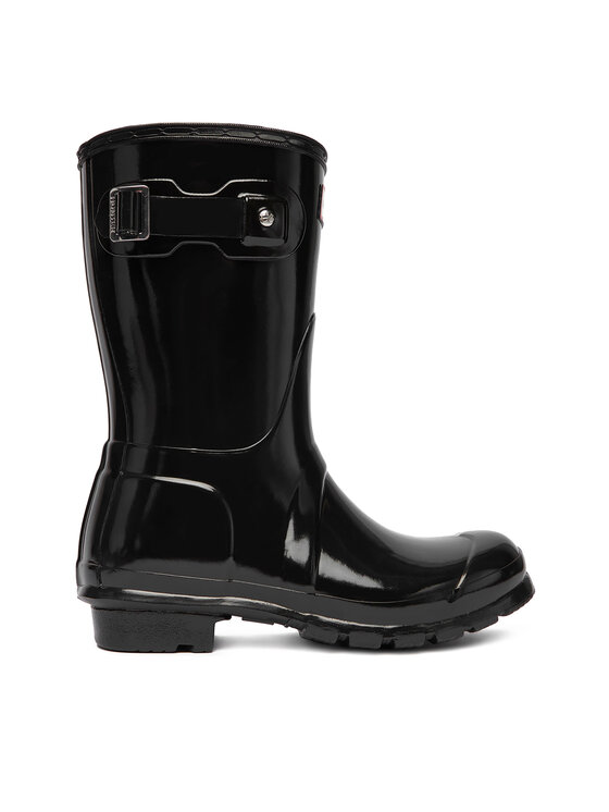 Hunter Hunter Гумени ботуши Original Gloss Short WFS1000RGL Черен