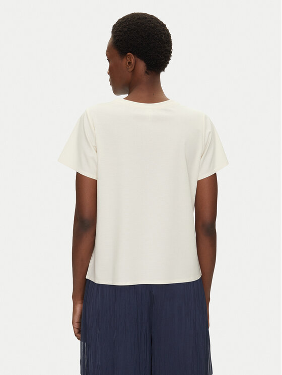 Bomboogie Bomboogie T-krekls TW9081TJTK5 Écru Regular Fit