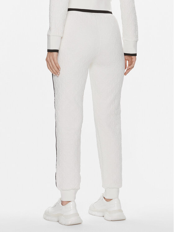 Guess Guess Pantaloni da tuta Cheri V4RB08 KBSL0 Bianco Regular Fit