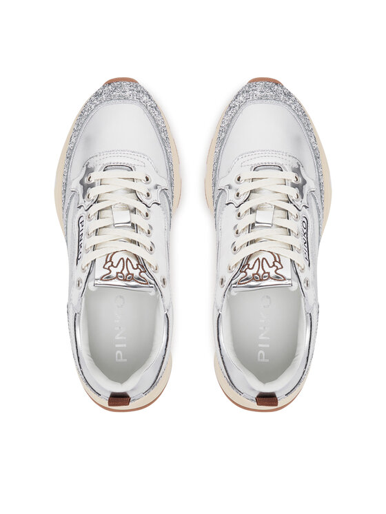 PINKO PINKO Sneakersy Zoe 03 SS0091T033 Srebrny