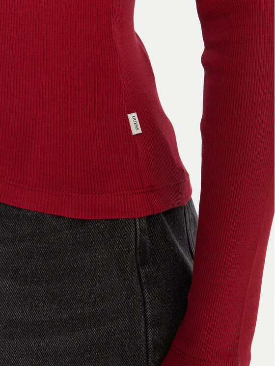 Guess Jeans Guess Jeans Поло W5BP23 KA0H1 Червен Slim Fit