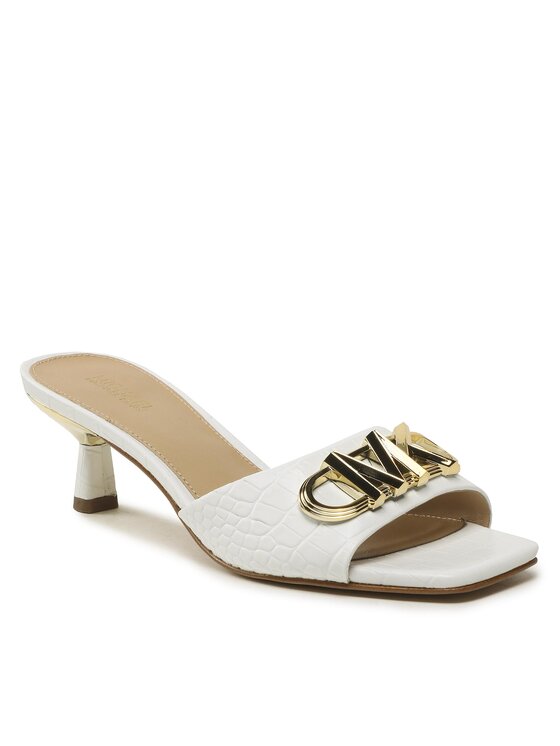 MICHAEL Michael Kors Ciabatte Amal Kitten Sandal 40S3AMMA1E Bianco |  Modivo.it