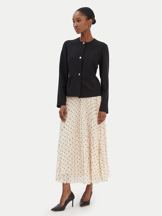 JOOP! JOOP! Plisēti svārki Salma2 30100095 Bēšs Regular Fit