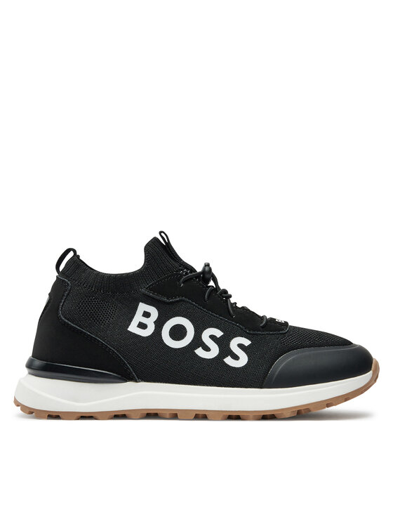 Boss shoes black store