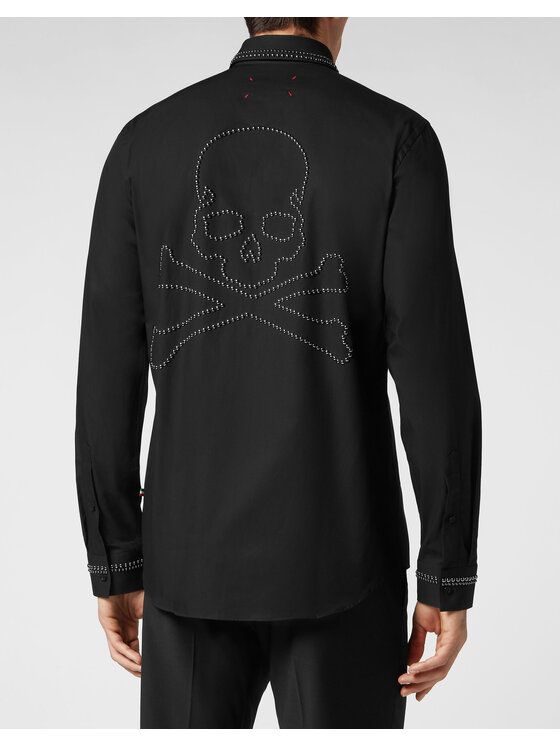 PHILIPP PLEIN PHILIPP PLEIN Camicia 9267 Nero Fitted Fit