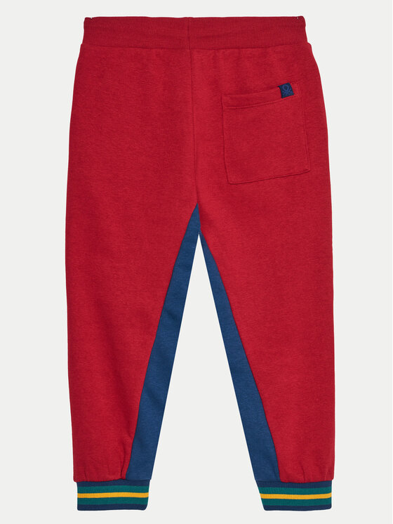 United Colors Of Benetton United Colors Of Benetton Jogginghose 32N4GF03X Rot Regular Fit
