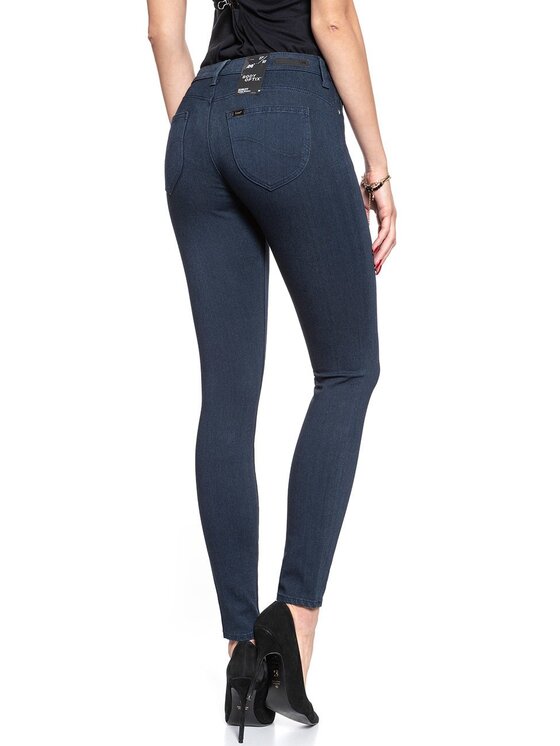 Lee Lee Jeansy SCARLETT Niebieski Skinny Fit
