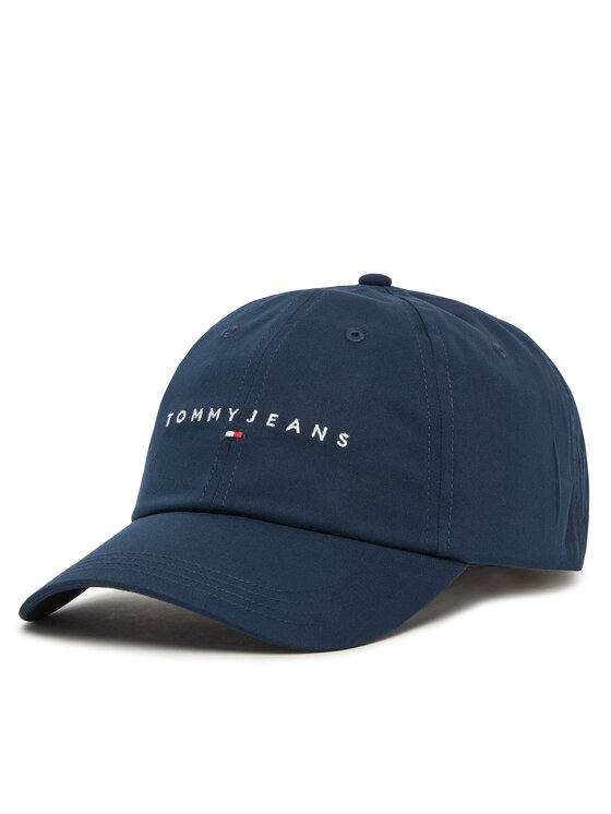 Tommy Jeans Cappellino Logo 6 Panel Cap AW0AW16868 Blu scuro, taglia : 00