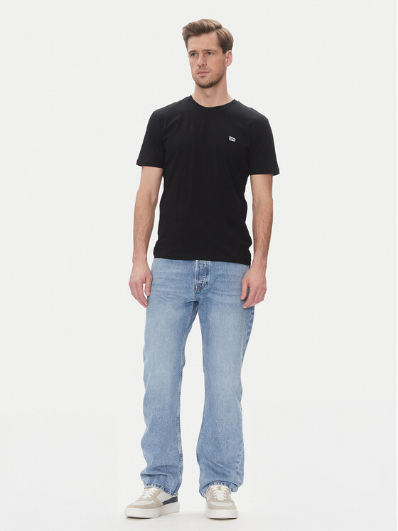 Lee Lee Тишърт Patch 112367186 Черен Regular Fit