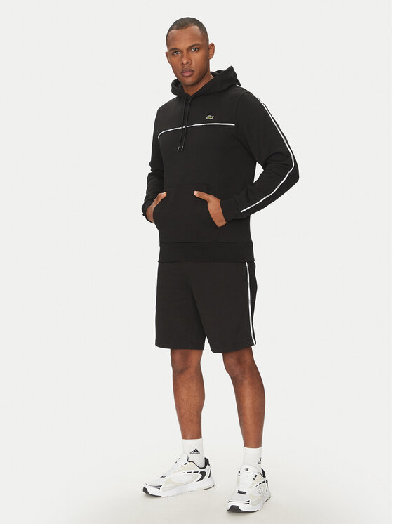 Lacoste Lacoste Світшот SH9808 Чорний Classic Fit