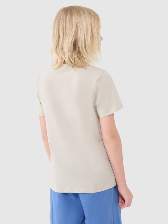 4F 4F T-Shirt 4FJWSS25TTSHM2186-12S Biały Regular Fit