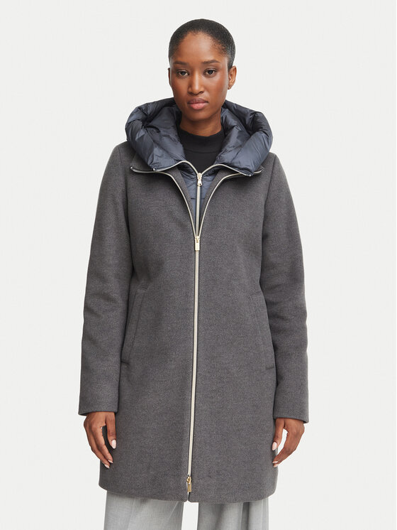 Marella Marella Ziemas mētelis Bacio 2625496102 Tumši pelēka Regular Fit