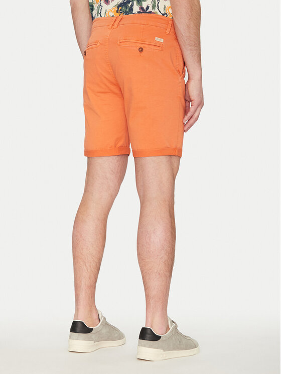 Blend Blend Šortky z materiálu 20717939 Oranžová Regular Fit
