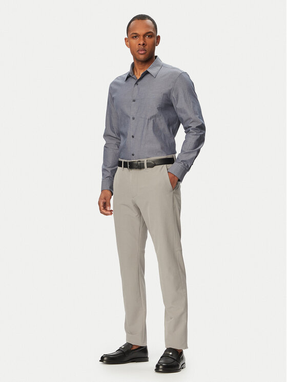 Calvin Klein Calvin Klein Krekls LV04LG127G Zils Classic Fit