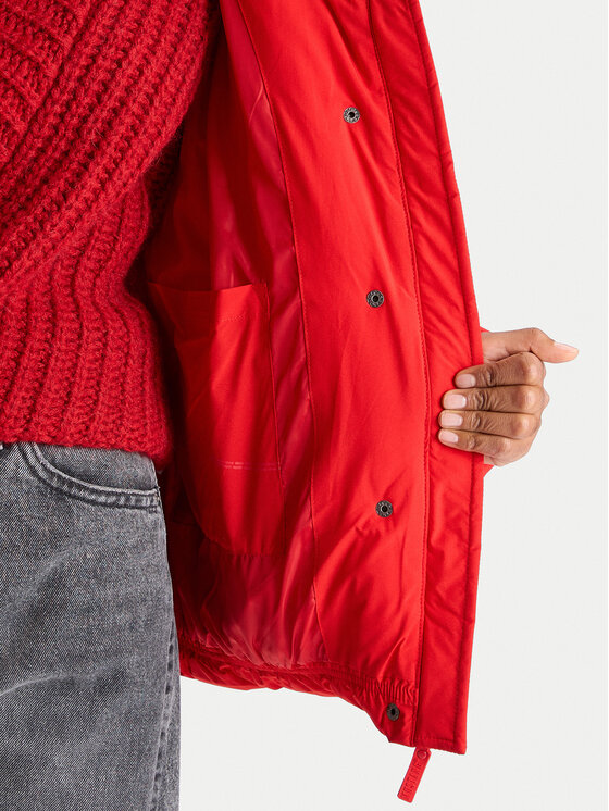 Mustang Mustang Winterjacke Gillian 1016744 Rot Relaxed Fit