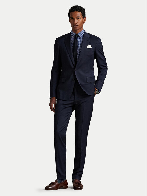 Polo Ralph Lauren Polo Ralph Lauren Koszula 710974534007 Granatowy Custom Fit
