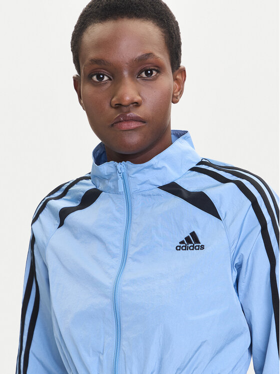 adidas adidas Majica dugih rukava Teamgeist adicolor JZ8277 Svijetloplava Slim Fit