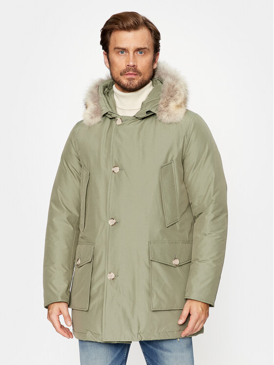 Męska Kurtka puchowa Woolrich, Rozmiar XL, Zielona, Arctic CFWOOU0482MRUT0001