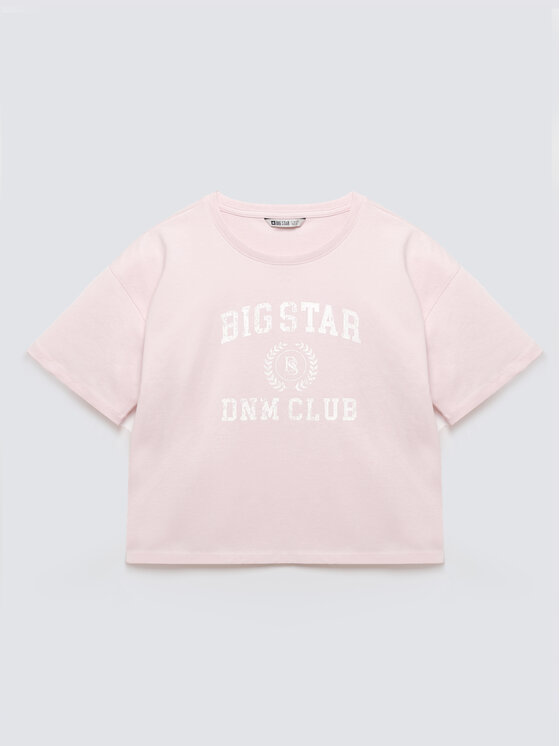 BIG STAR BIG STAR T-Shirt MINKA Różowy Comfort Fit