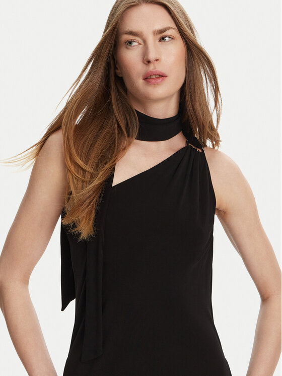 Max Mara Max Mara Sukienka koktajlowa Verbena 2516621068 Czarny Regular Fit