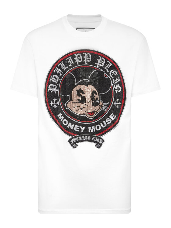 PHILIPP PLEIN PHILIPP PLEIN T-Shirt 23505 Biały Regular Fit