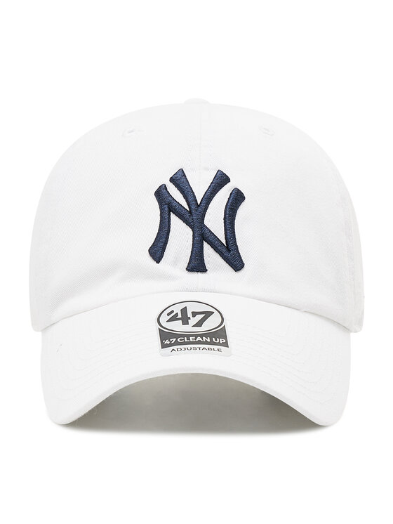 47 Brand 47 Brand Kapa s šiltom New York Yankees 47 Clean Up B-RGW17GWS-WHA Bela