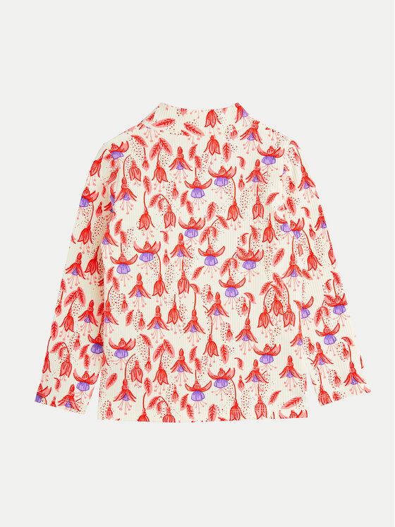 MINI RODINI Mini Rodini Bluzka Fuchsia 2472012442 Kolorowy Regular Fit