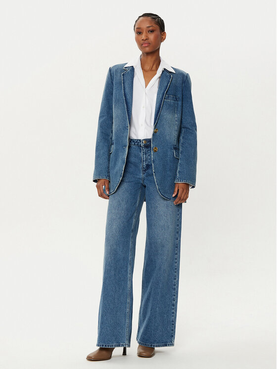 MICHAEL Michael Kors MICHAEL Michael Kors Zakó MR510A7FAU Kék Relaxed Fit