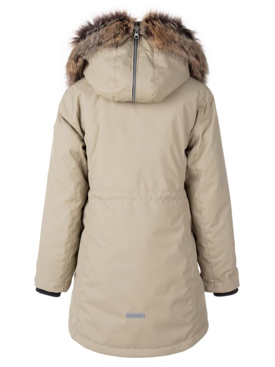 Lenne Lenne Kurtka anorak 23363-113 Beżowy Basic Fit