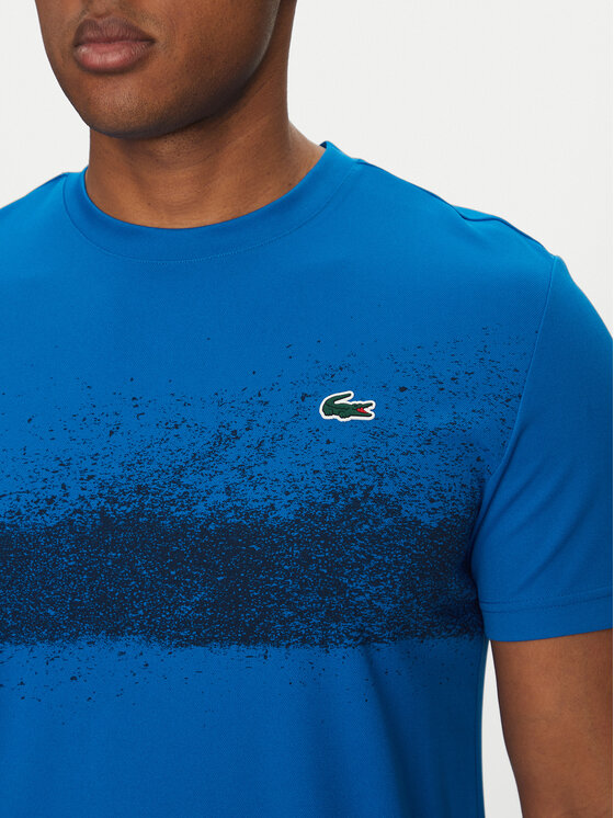 Lacoste Lacoste Tričko TH8986 Modrá Regular Fit