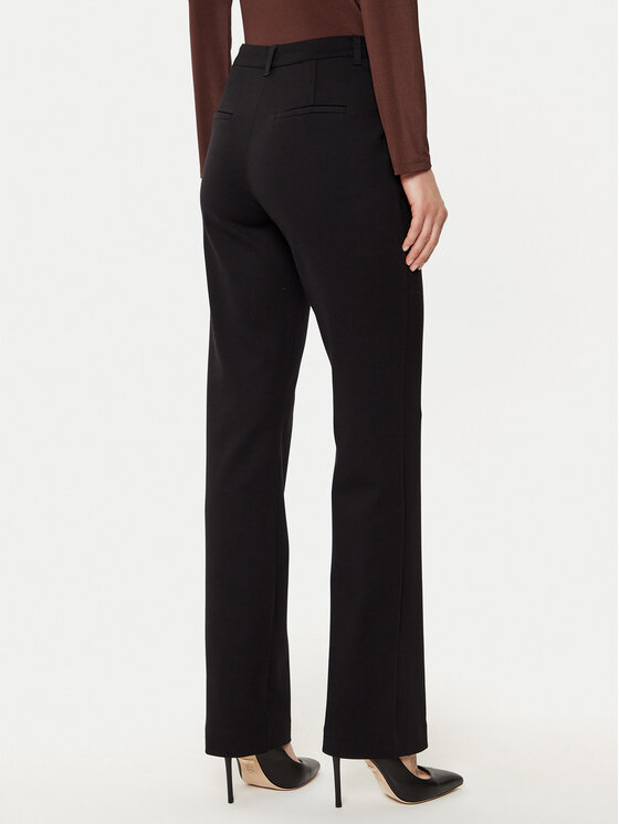 Guess Guess Kalhoty z materiálu W5RB30 KCMU2 Černá Regular Fit