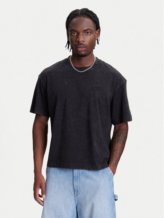 Jack & Jones Jack & Jones T-Shirt Retreat 12277886 Czarny Oversize